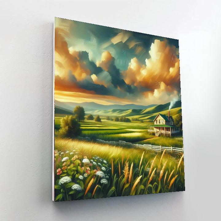 Rustic Countryside Harmony Paint By Number