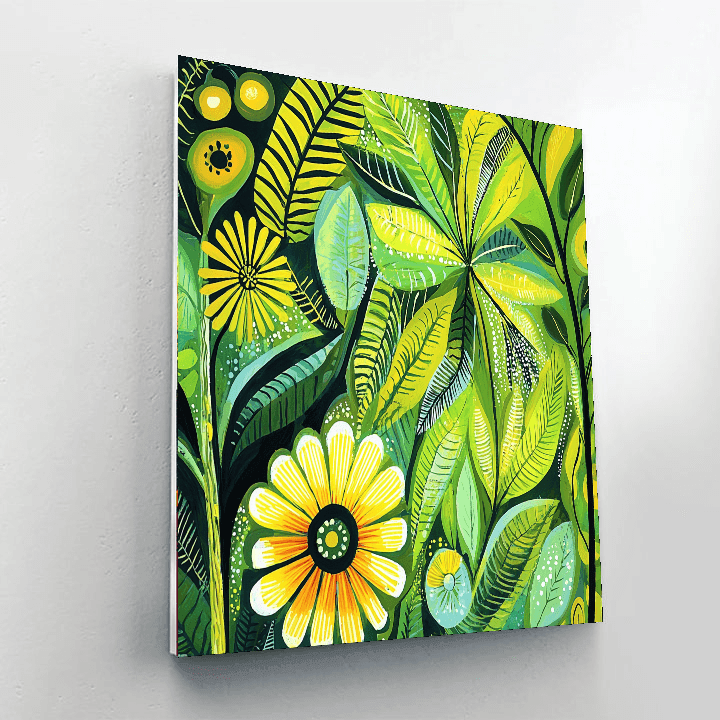 Vintage Botanical Print Style Inspired Retro Botanical Wonder  Paint By Number