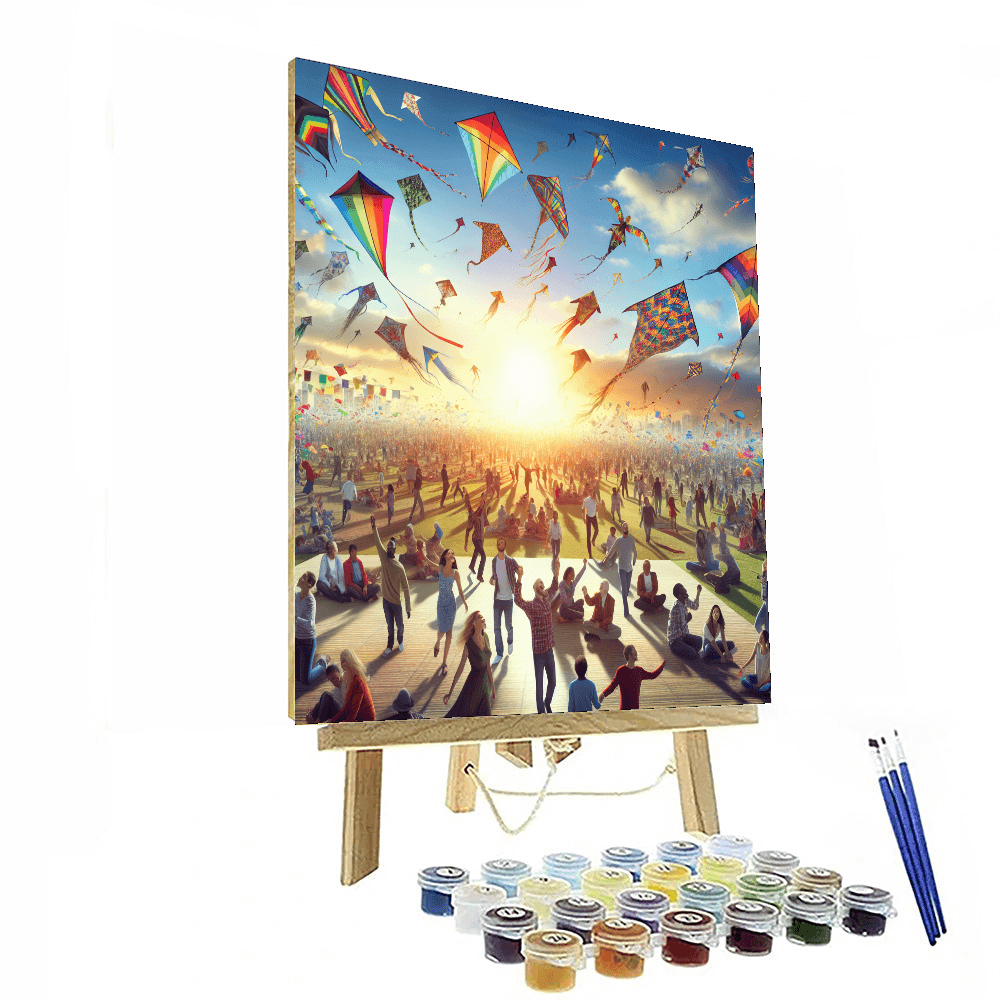 Kite Festival Of Gujarat - India Number Painting