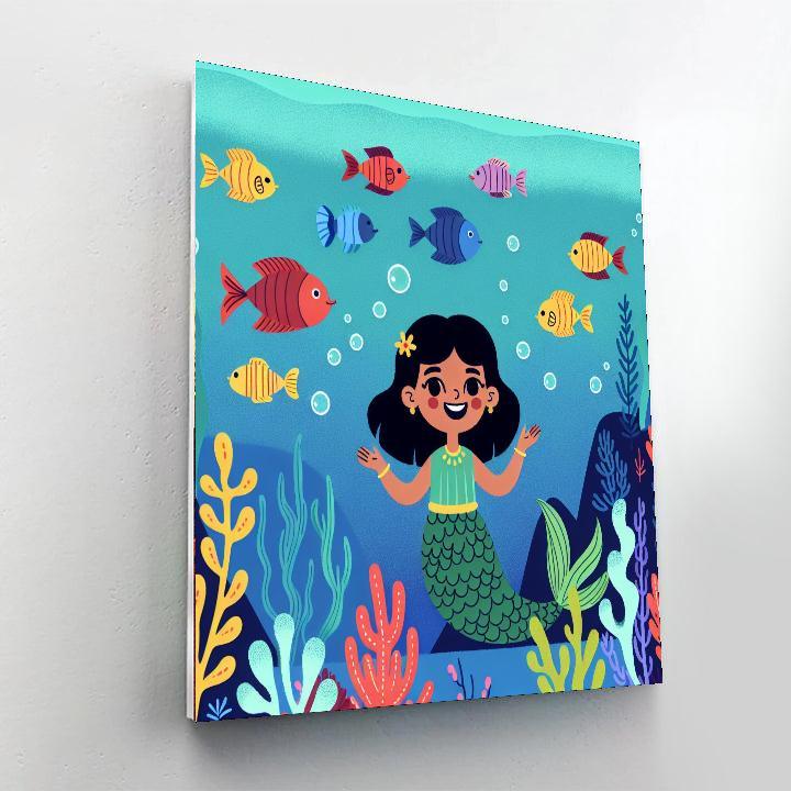Seaside Mermaid Dreams Painting Number Kit