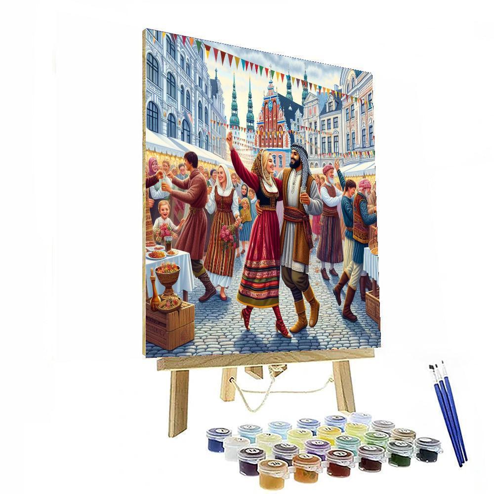 Riga City Festival - Riga, Latvia Paint By Numbers Kits