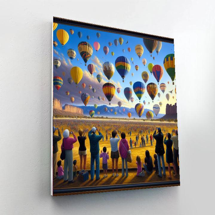 Albuquerque Hot Air Balloon Festival - Usa Paint By Numbers
