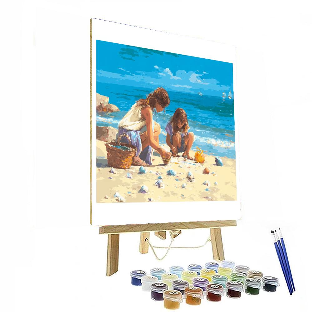 Memories On The Seaside DIY Paint By Numbers