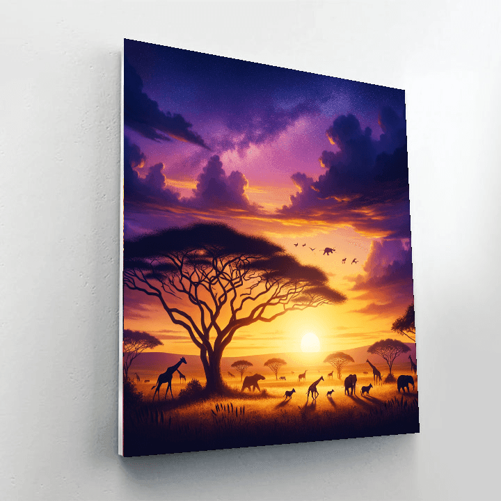 Majestic Savannah Paint By Numbers