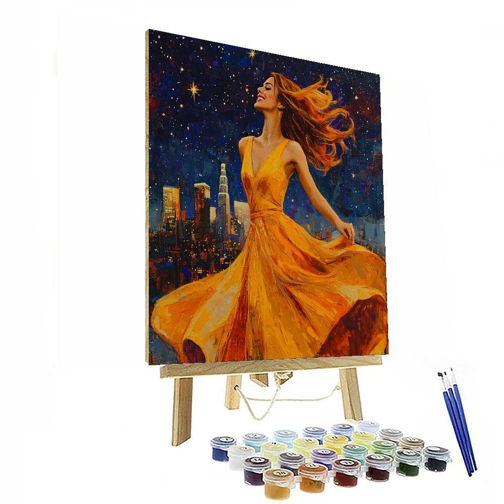 Emma Stone: The Melodic Charisma Of La La Land Numbered Painting Kits