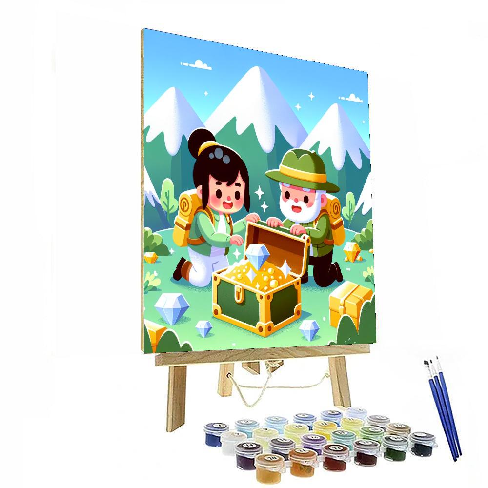 Mysterious Mountain Expedition DIY Paint By Numbers