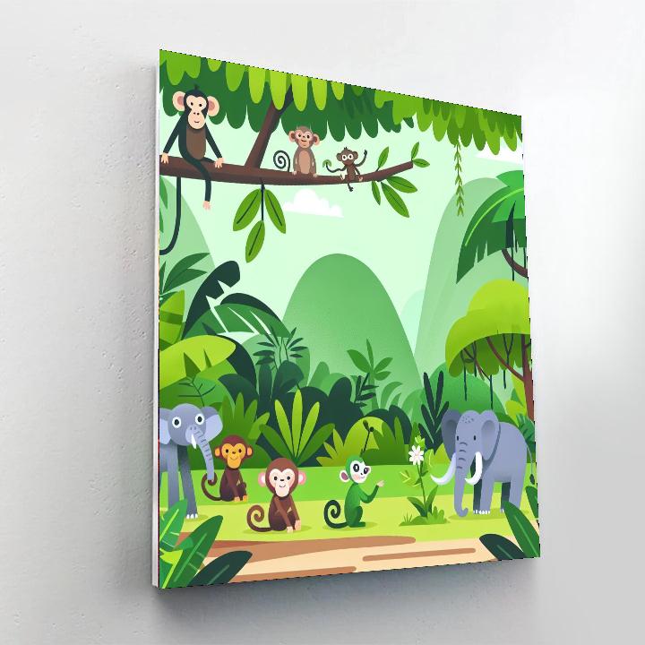 The Great Jungle Expedition Numbered Painting Kits