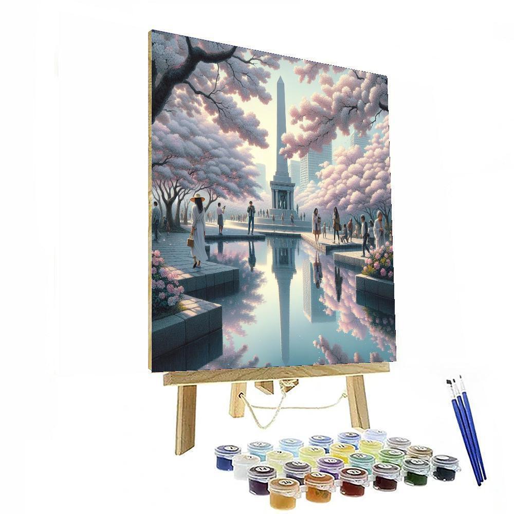 National Cherry Blossom Festival - Washington D.c., Usa Numbered Painting Kits