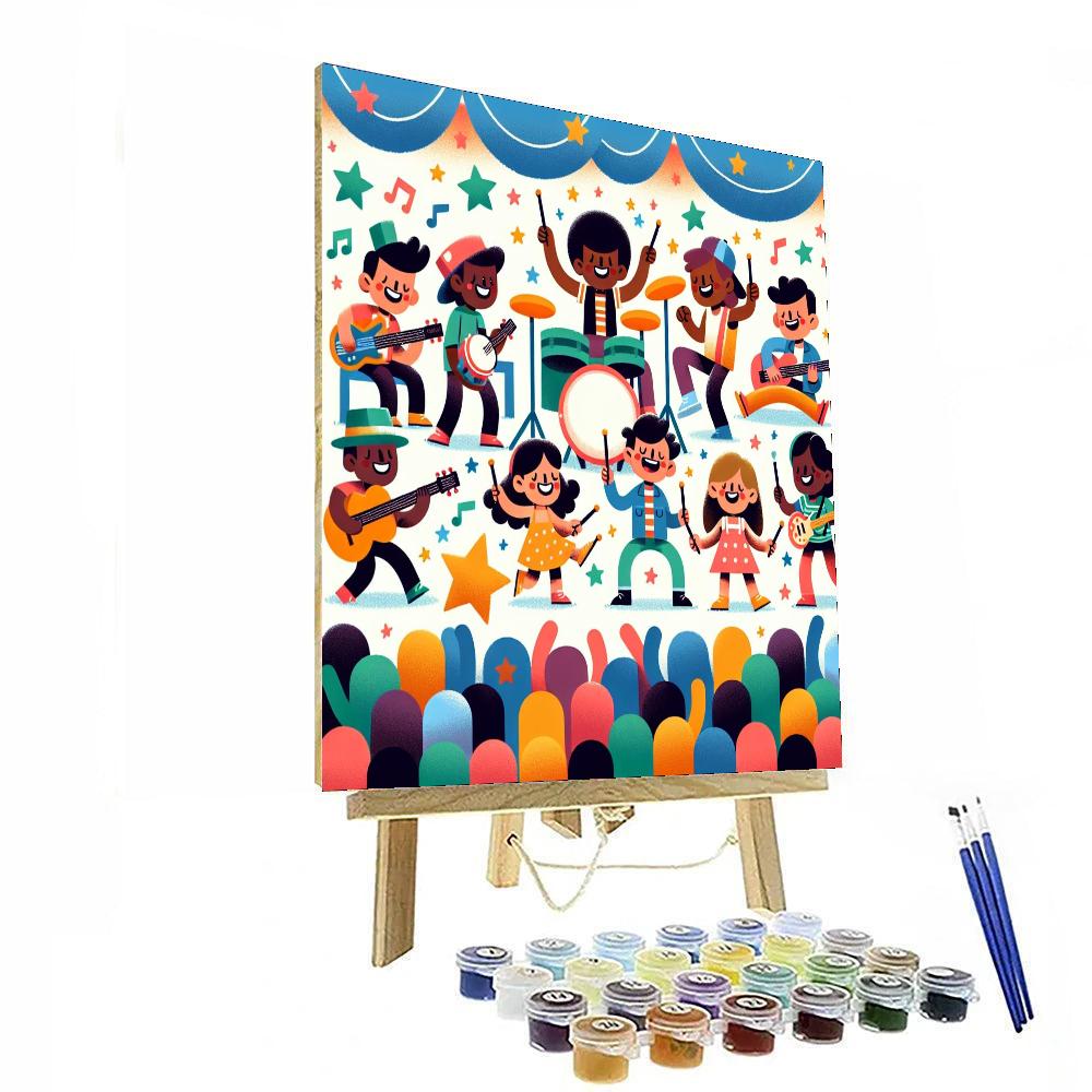 Lively Music Makers Painting Number Kit