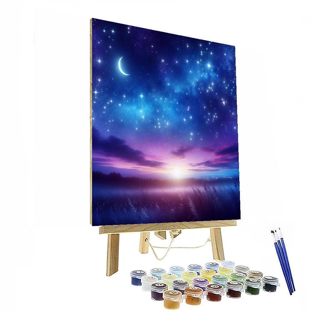 Luminous Night Sky Paint By Numbers Art