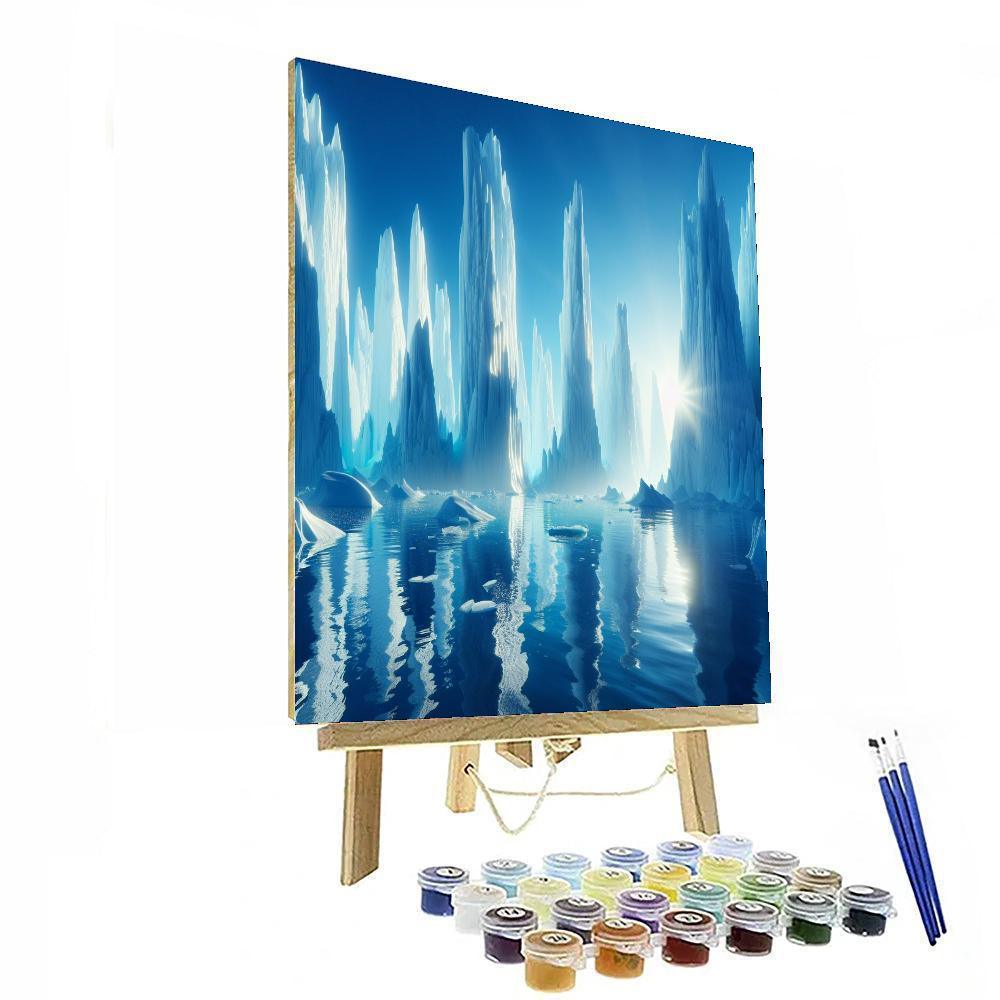 Majestic Iceberg Wonderland Paint By Numbers Kits