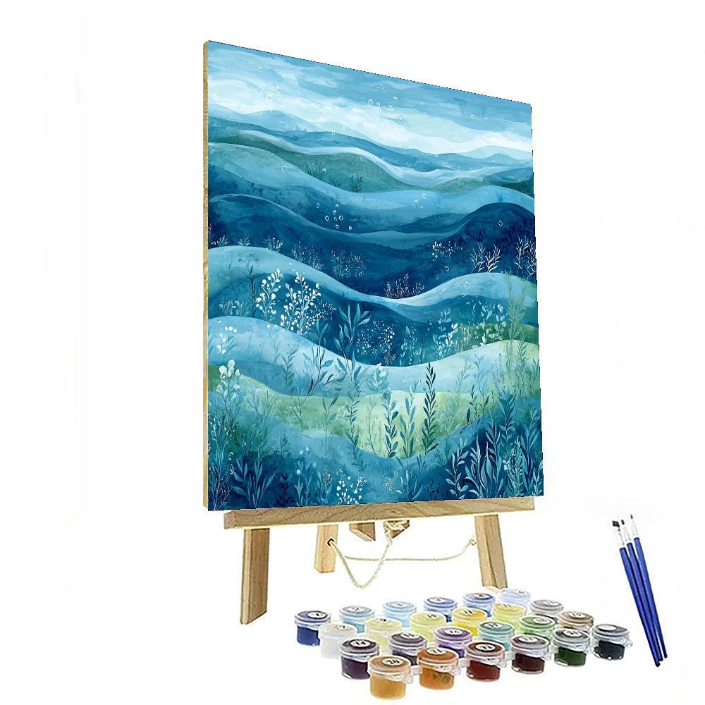 Leonardo Da Vinci Inspired Beneath The Surface  Paint By Numbers Art