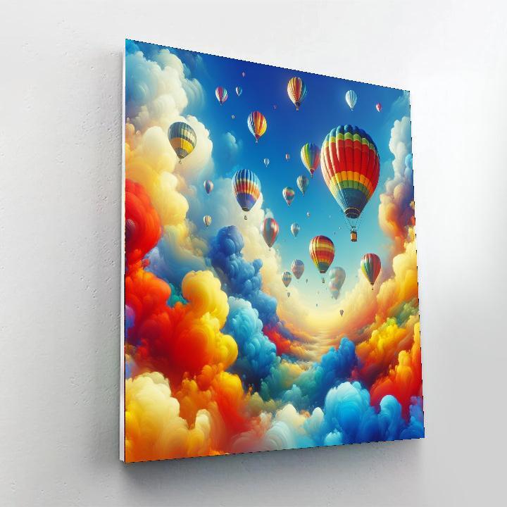 Adventure Awaits - Hot Air Balloons Paint By Numbers Kits