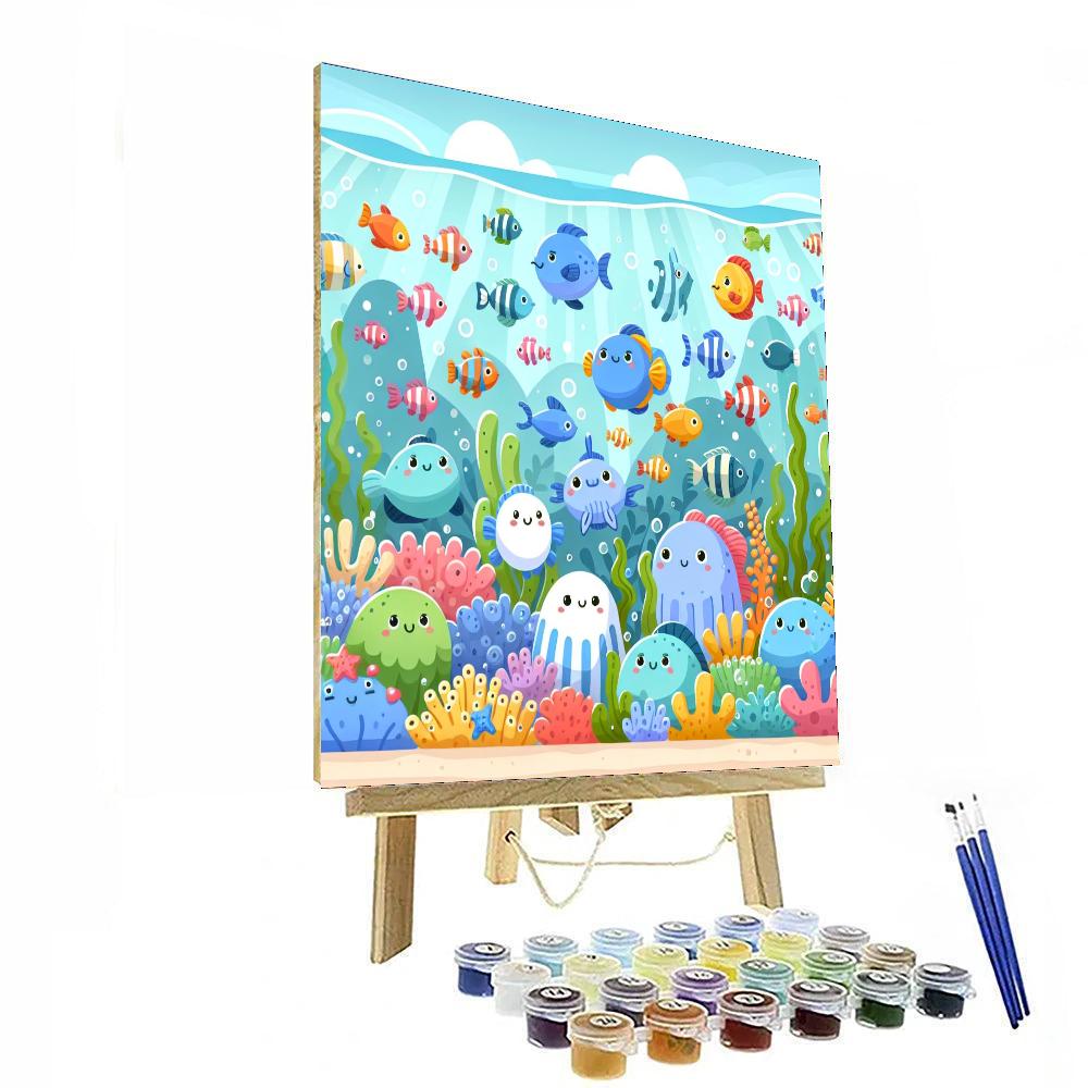 Fantastic Undersea World Numbered Painting Kits