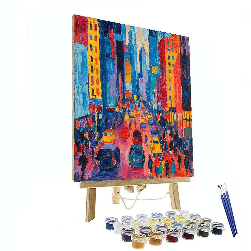 Henri Matisse Inspired Urban Expressions  Paint By Numbers