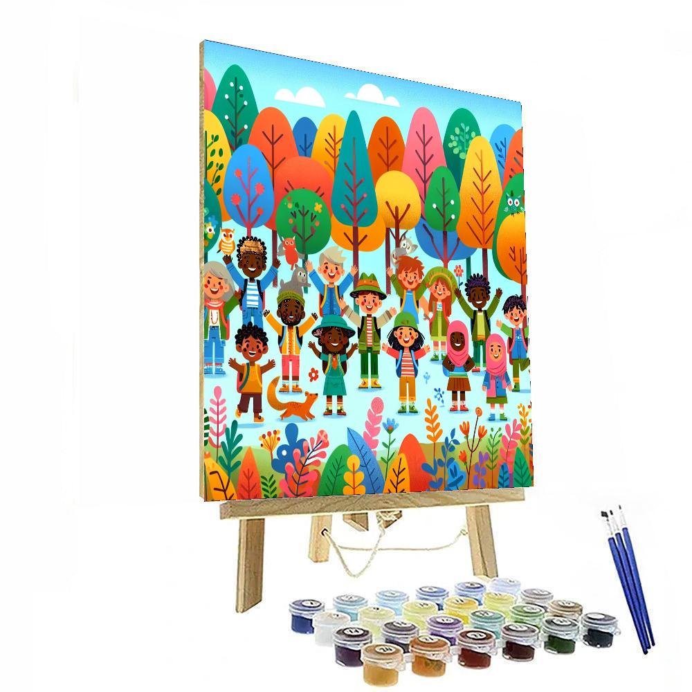 Adventures In The Magical Forest DIY Paint By Numbers