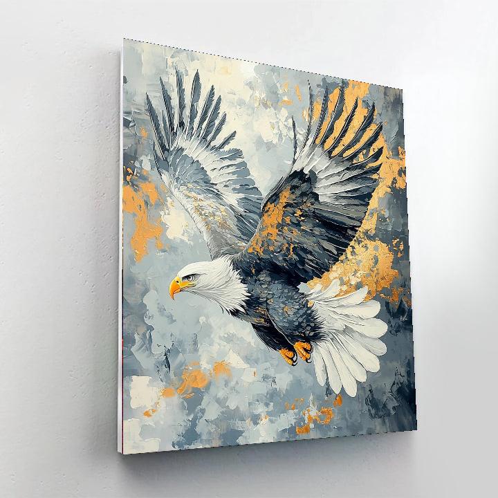 Michelangelo Inspired Eagle's Majesty  Painting Number Kit