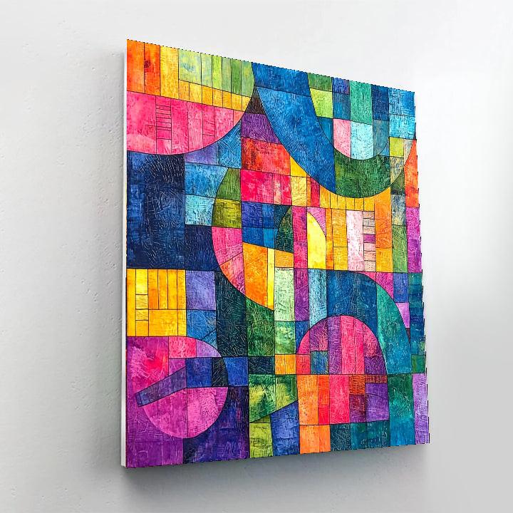 Paul Klee Inspired Melodic Colors  Painting Number Kit