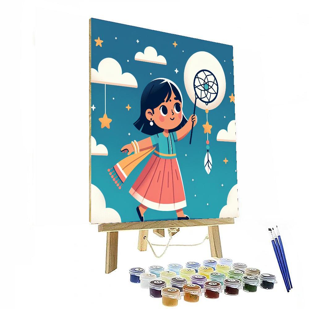 Celestial Star Catcher Paint By Numbers Art