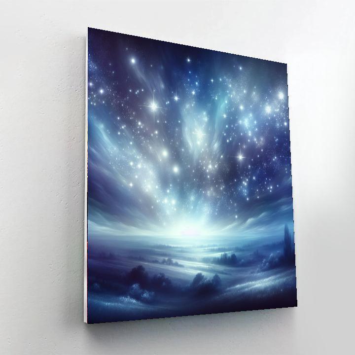 Starlit Night Serenade Painting Number Kit