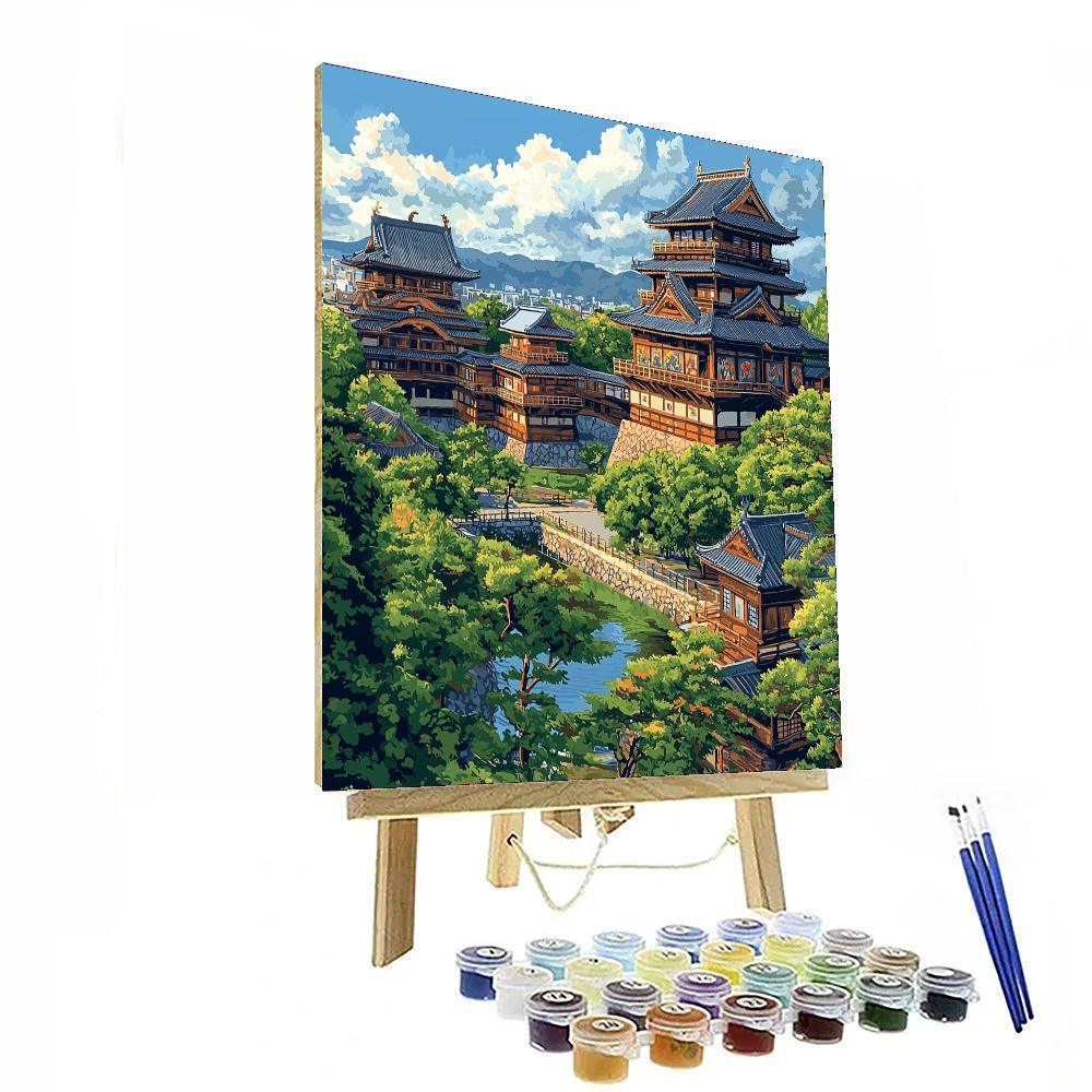 Nijo Castle - Kyoto Paint By Numbers