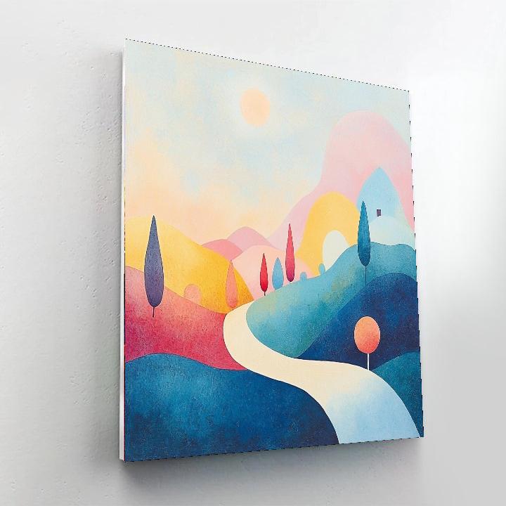 Paul Klee Inspired Ethereal Journeys  Paint By Number