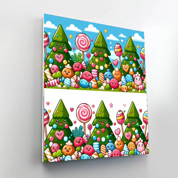 Candyland Quest Number Painting