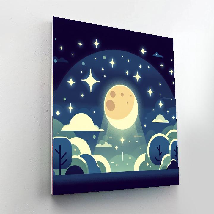 Twinkling Night Numbered Painting Kits