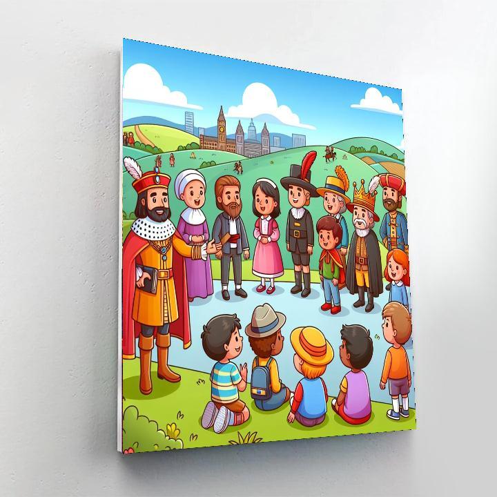 Historical Adventures Painting By Numbers Kit