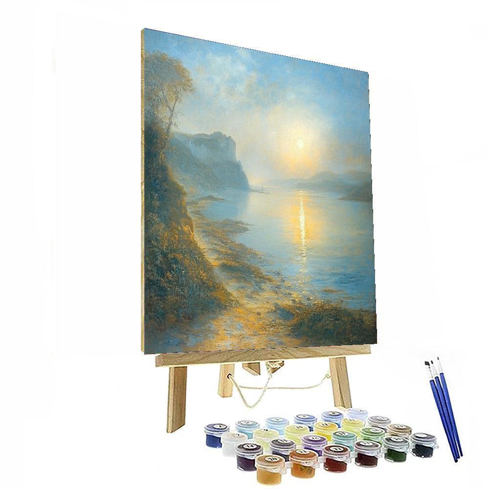 J.M.W. Turner Inspired Turner's Ethereal Coastline  DIY Paint By Numbers
