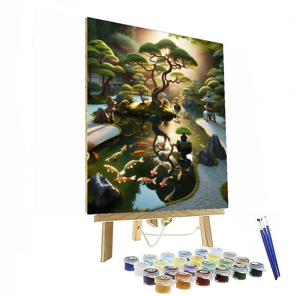 Enchanted Japanese Garden DIY Paint By Numbers