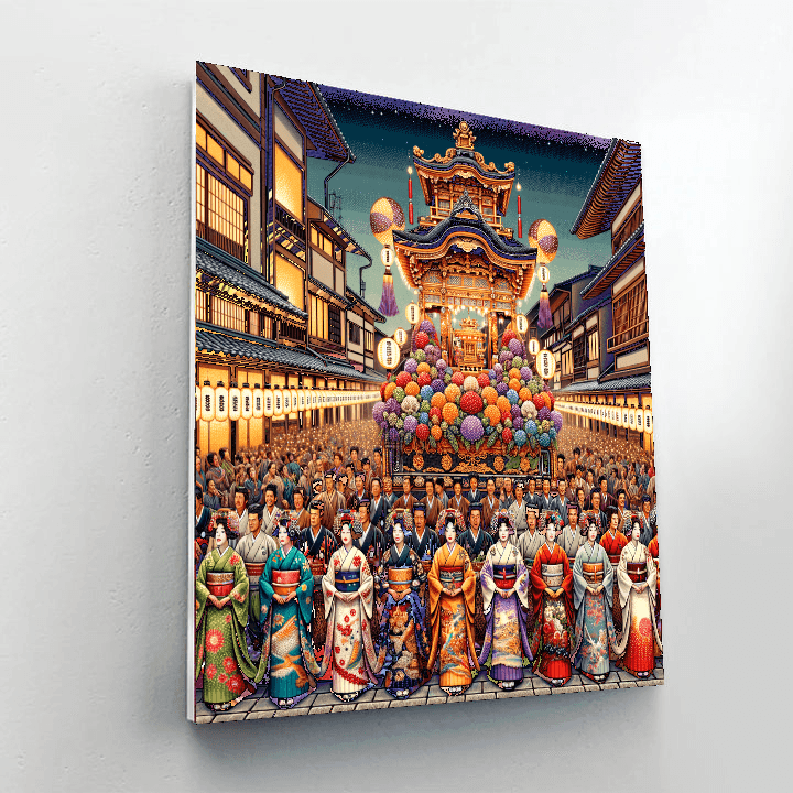 Gion Matsuri - Kyoto, Japan Paint By Color