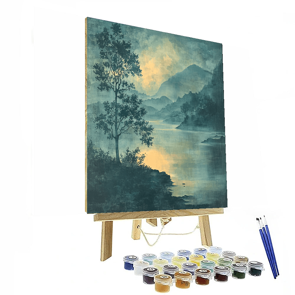 James Whistler Inspired Spectral Shadows - DIY Painting By Numbers Kit