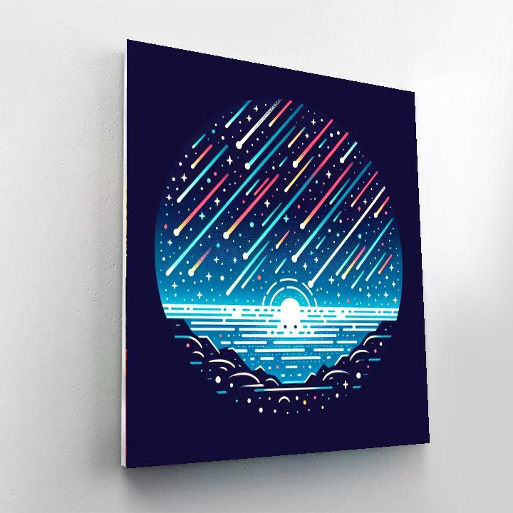 Merry Meteor Show Numbered Painting Kits