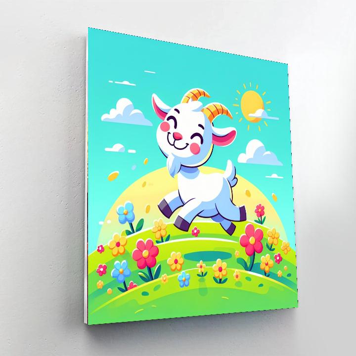 Giggle With Goats Paint By Numbers