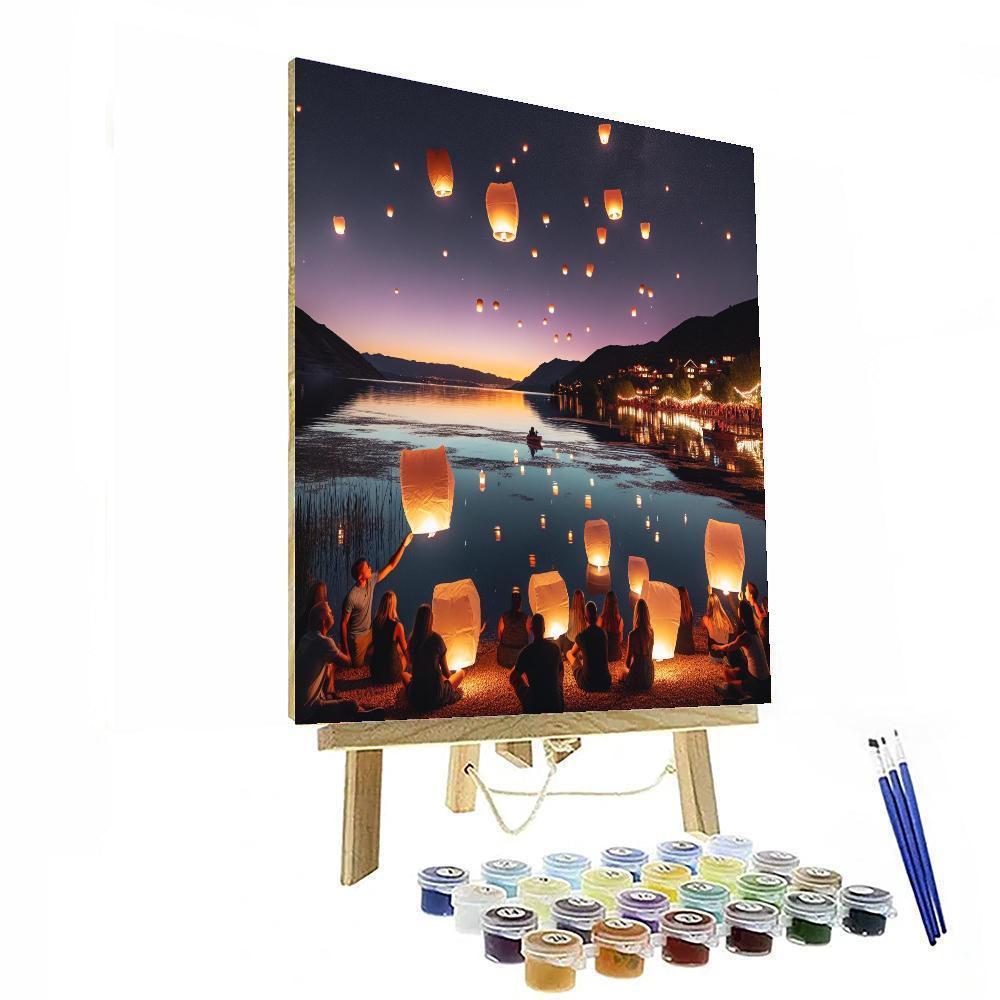 Floating Lantern Festival - Utah Paint By Numbers