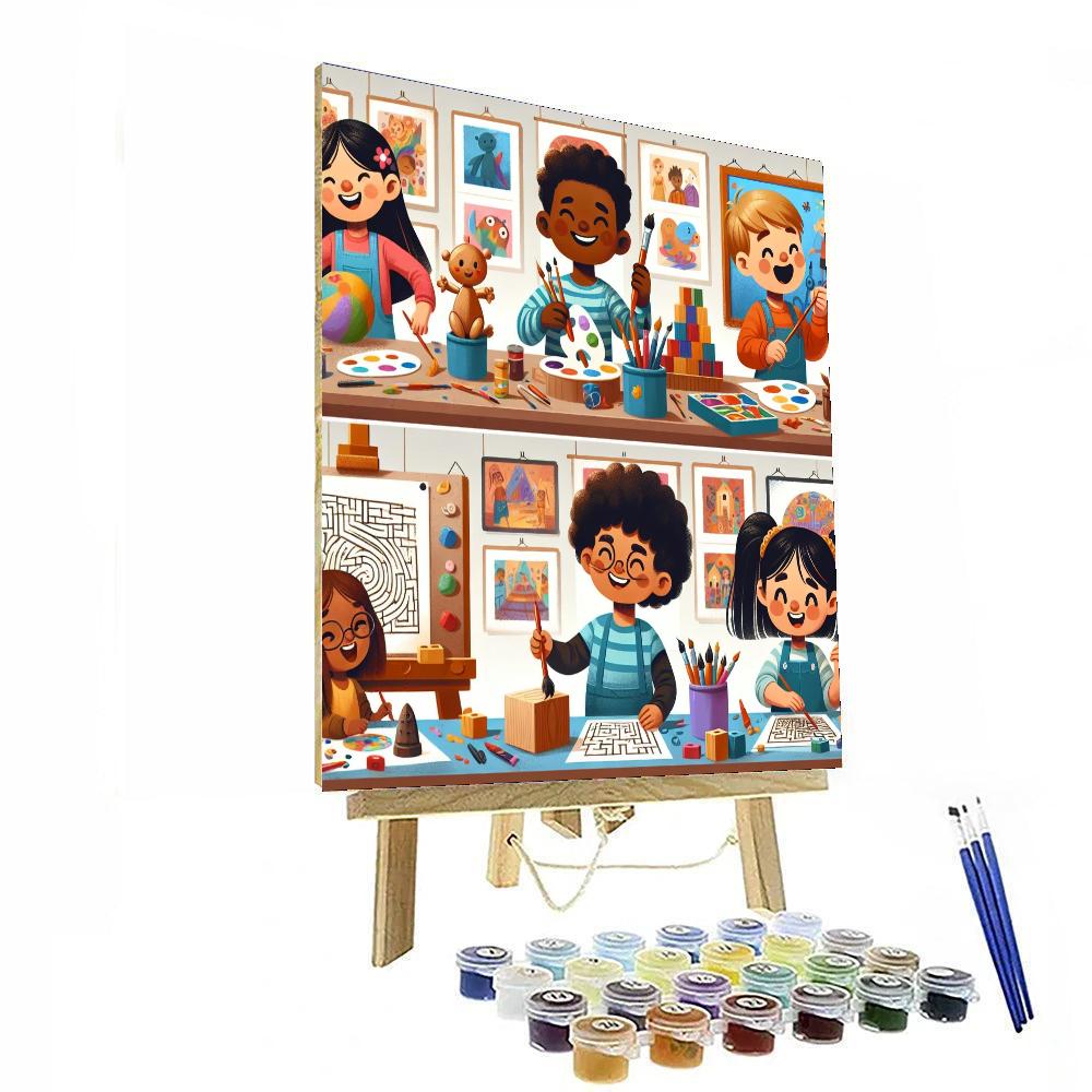 Crafty Creators Number Painting