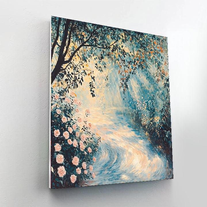 Edgar Degas Inspired Whispering Garden Harmony  Painting By Numbers Kit