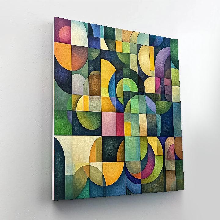 Paul Klee Inspired Symphony Of Forms  Paint By Number