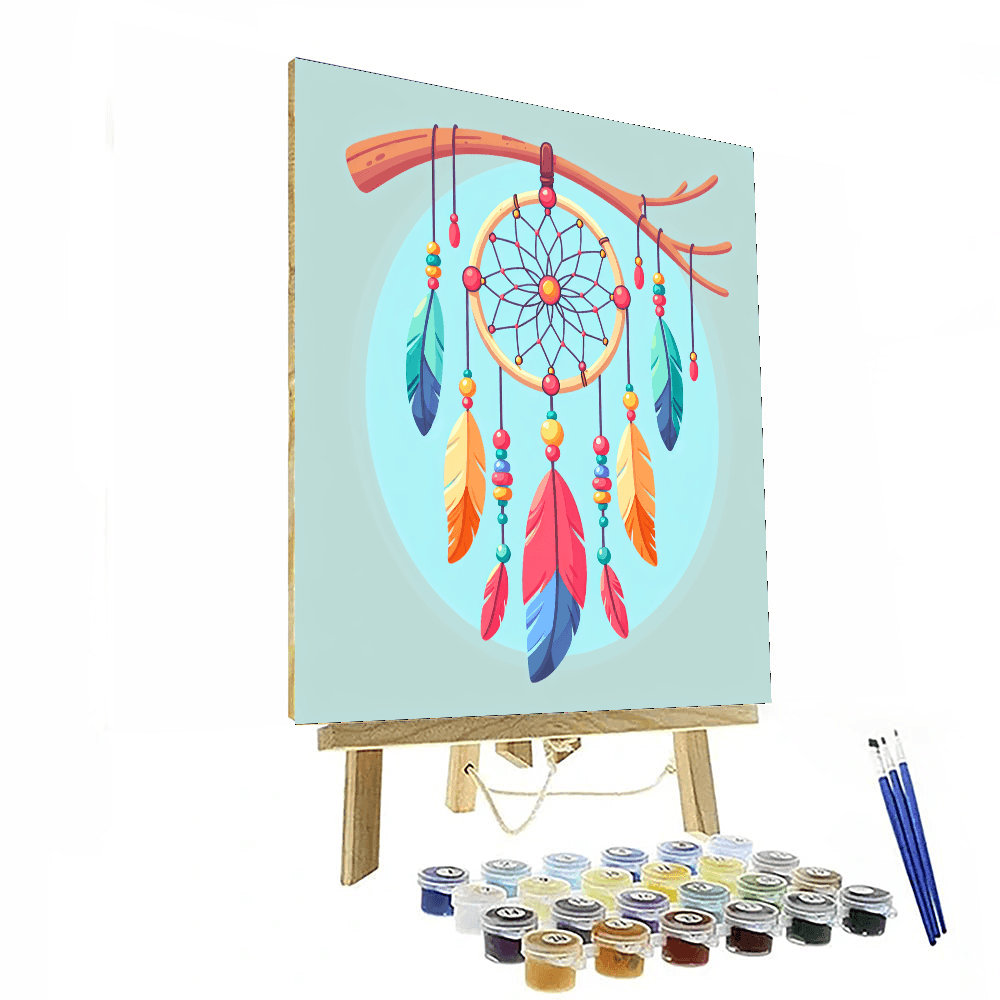Sweet Dream Catchers Painting Number Kit