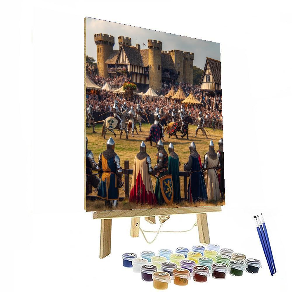 Camelot Medieval Festival - United Kingdom Paint By Numbers Art
