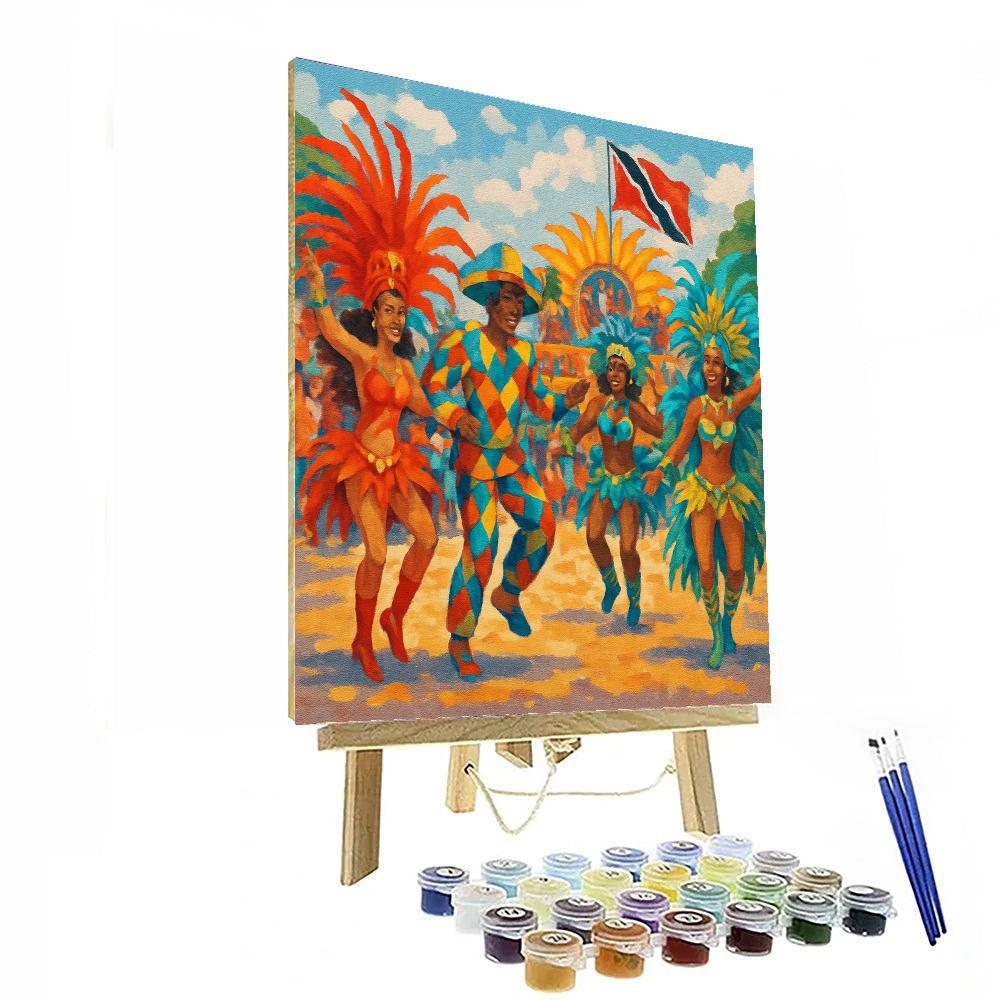 Carnival Of Trinidad And Tobago Number Painting