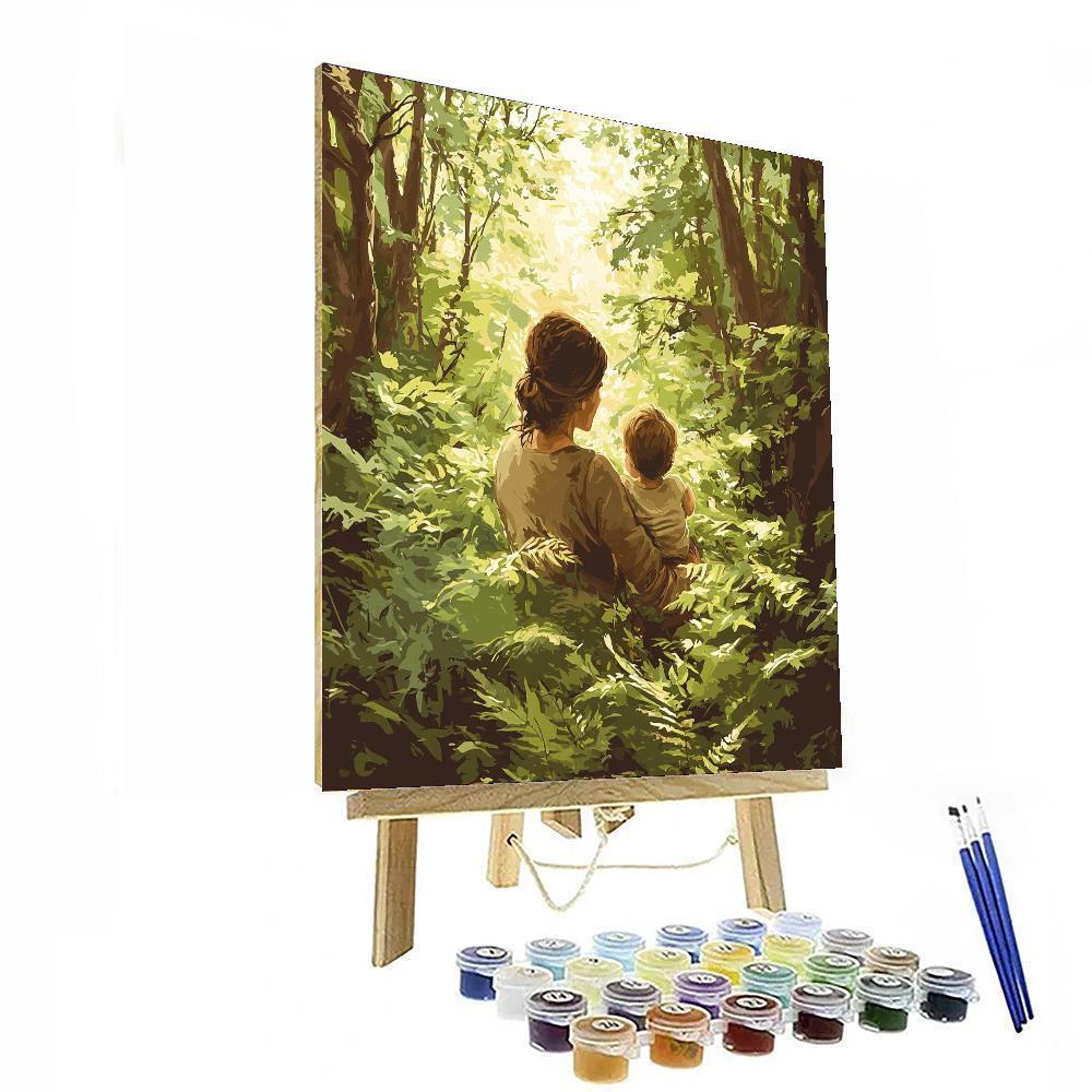 Nature’s Hug Number Painting