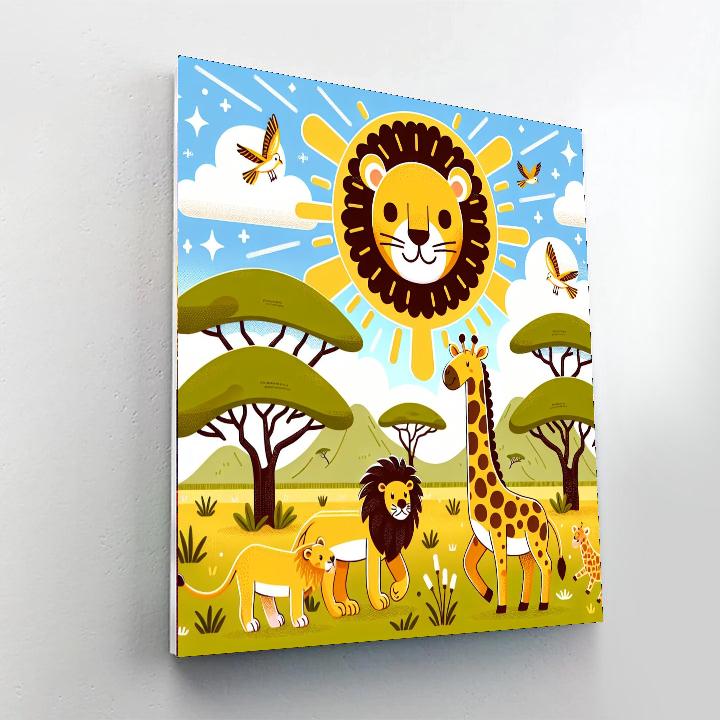 Savannah Wildlife Wonders Paint By Color