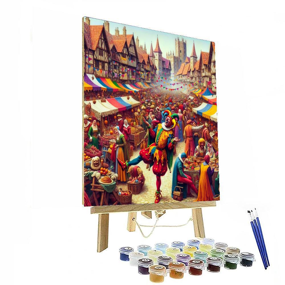 Medieval Festival Fun Number Painting