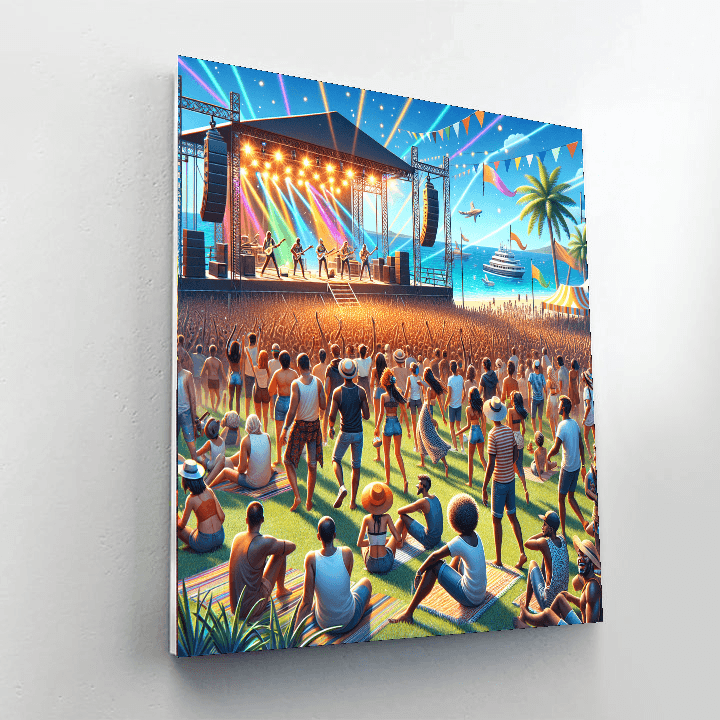 Festival Internacional De Benicàssim - Spain Number Painting