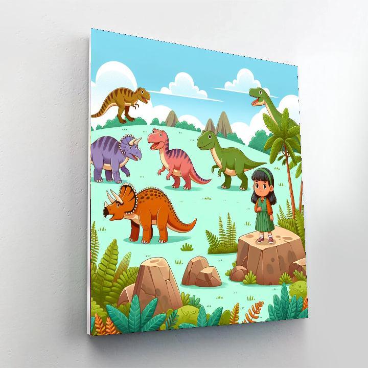 Prehistoric Expedition Paint By Number