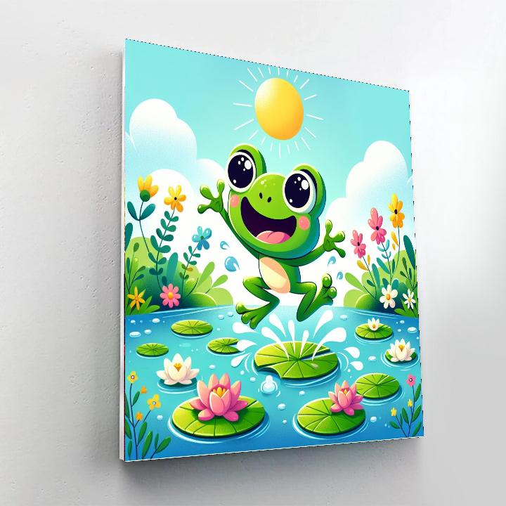 Fabulous Frog Numbered Painting Kits