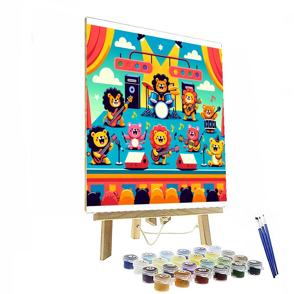 Rock Star Concert Paint By Numbers Art