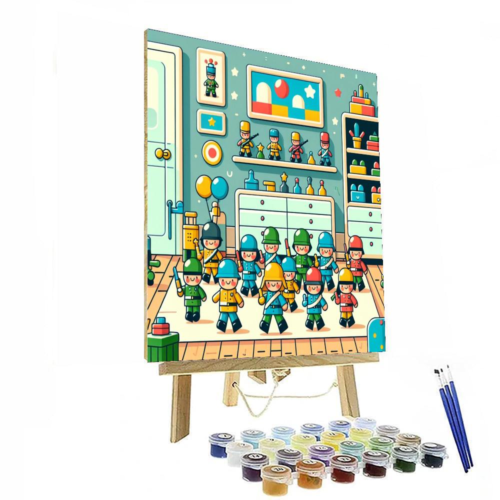 Toy Soldier's March Paint By Color